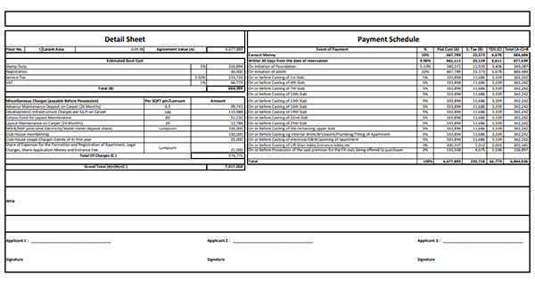 Elanor Kolshet Thane Costing Plan